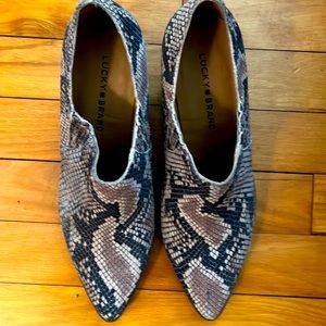 Lucky Brand cowboy booties